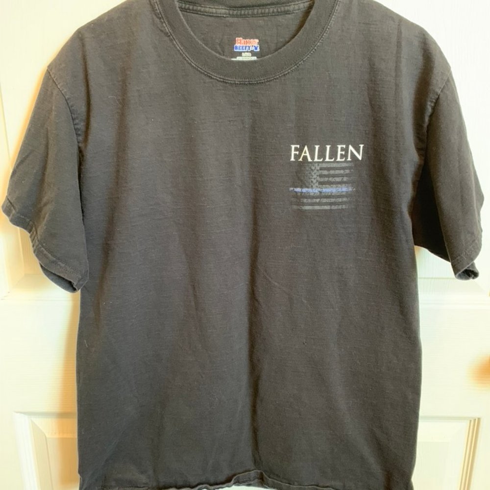 Fallen Project Black T-shirt Size Large